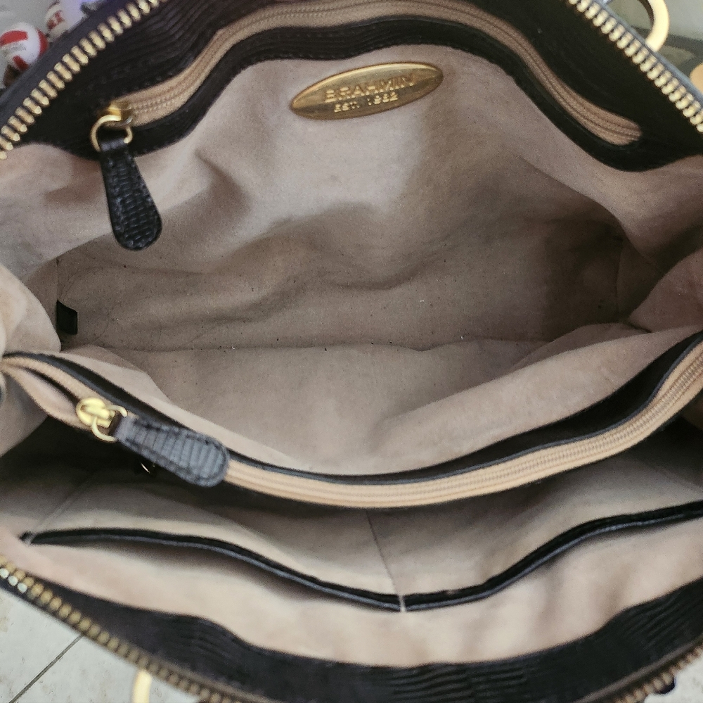 Brahmin Tuscan Collection Leather Satchel - Picture 7 of 8
